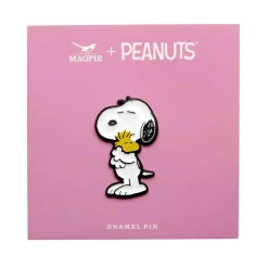 Give Hugs - Snoopy & Woodstock Pin by Magpie