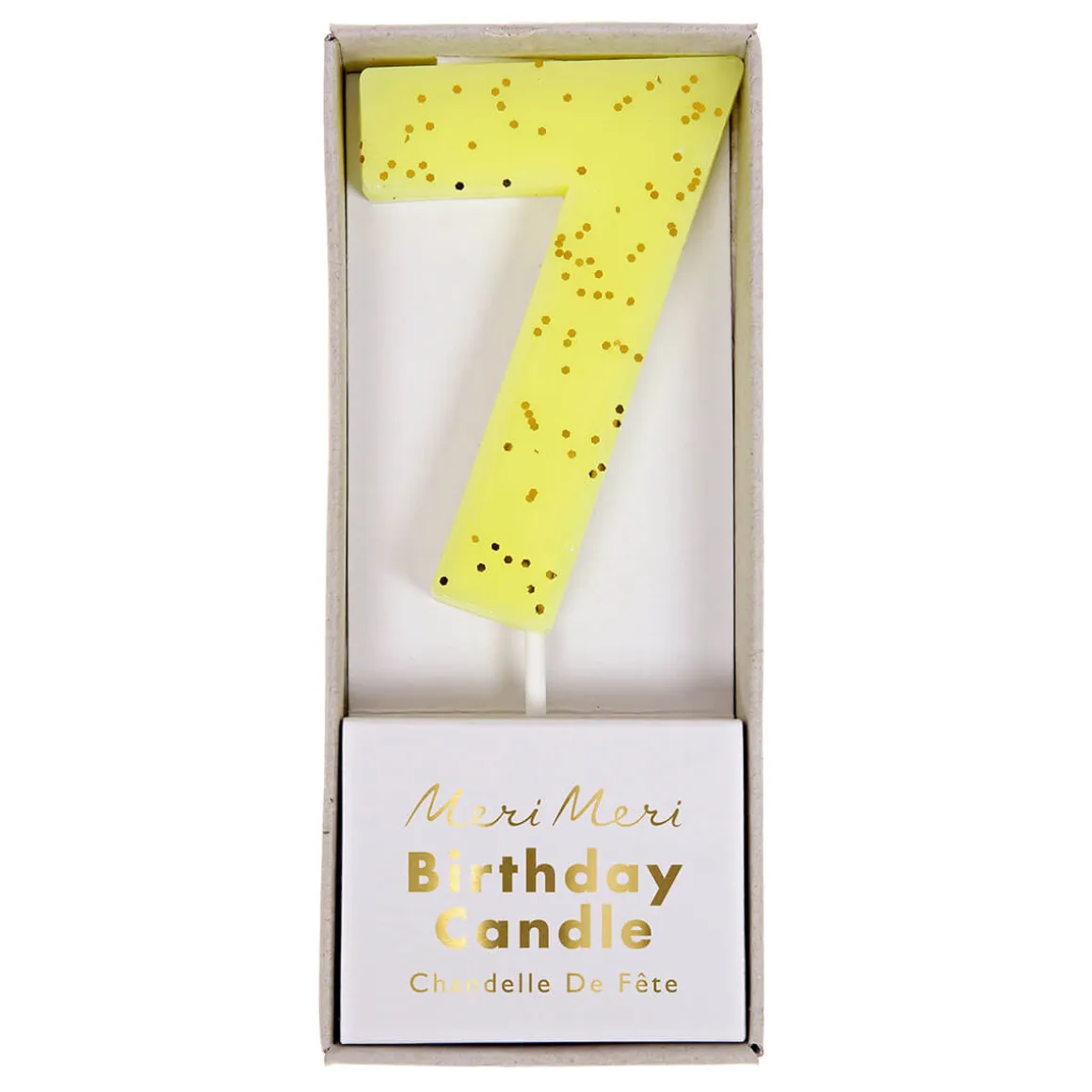 Glitter Number Candles by Meri Meri