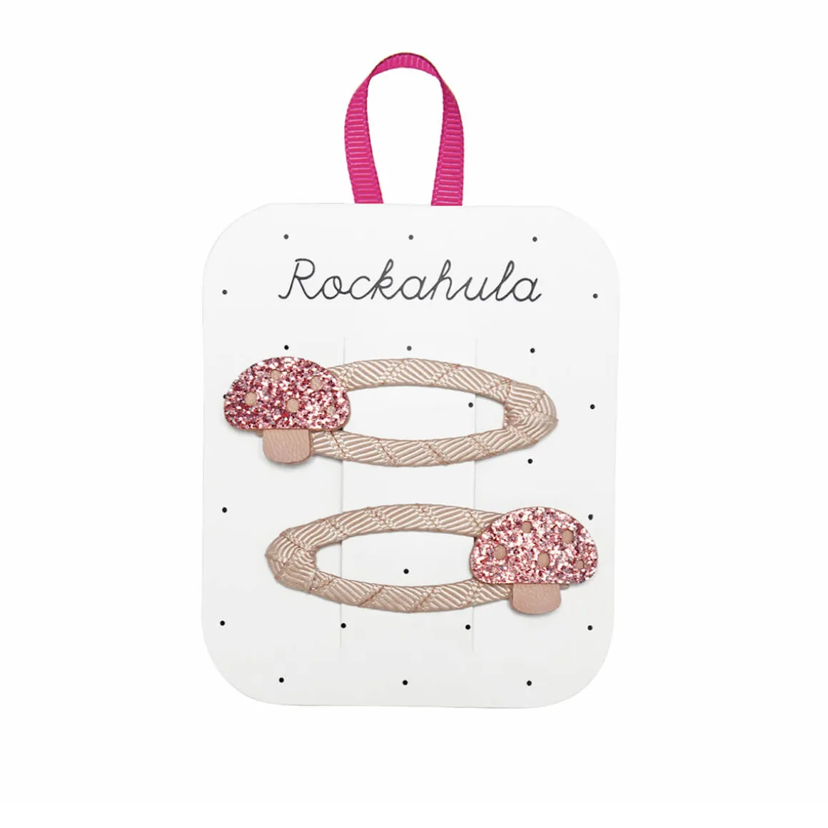 Glitter Toadstool Hair Clips by Rockahula