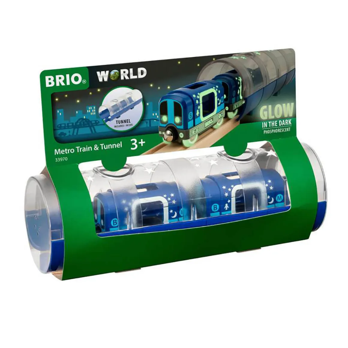 Glow In the Dark Metro Train & Tunnel by Brio