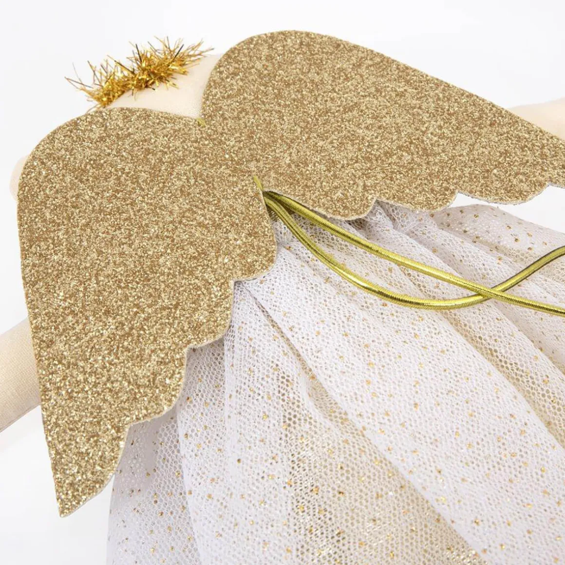 Gold Angel Mouse Christmas Tree Topper by Meri Meri