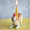 Golden Retriever Ceramic Cake Topper by Camp Hollow