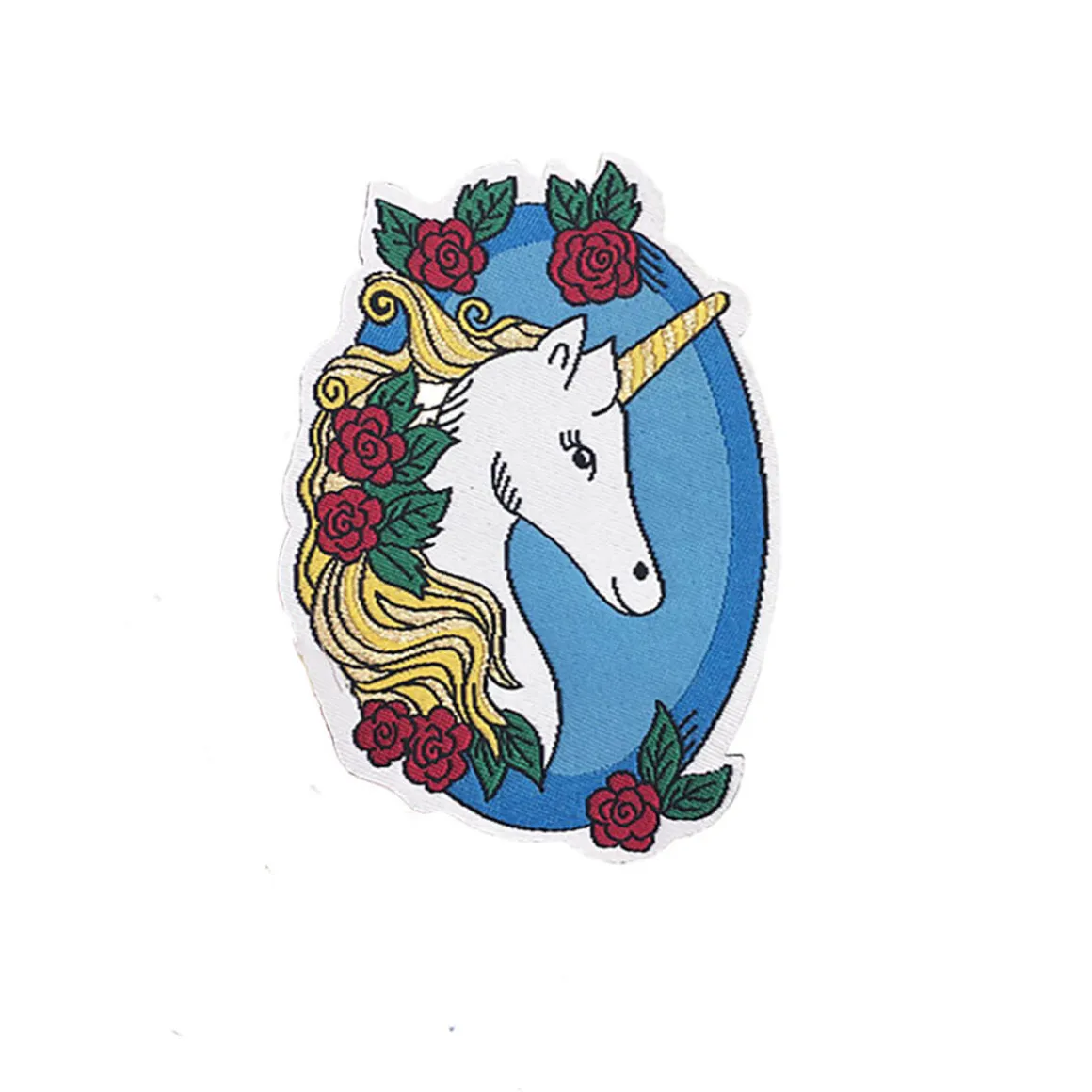 Gold Haired Unicorn Patch by Rosie Wonders