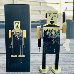 Goldhead Bot Wind Up Tin Robot (Limited Edition) by Mr & Mrs Tin