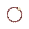 Gold Heart Hair Band in Metallic Berries by byEloise