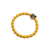 Gold Heart Hair Band in Mustard by byEloise