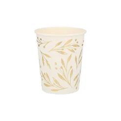 Gold Leaf Party Cups by Meri Meri