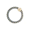Gold Nugget Hair Band in Woven Azure Shimmer by byEloise