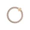 Gold Quatrefoil Hair Band in Woven Blonde Shimmer by byEloise