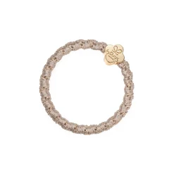 Gold Quatrefoil Hair Band in Woven Blonde Shimmer by byEloise