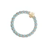 Gold Quatrefoil Hair Band in Woven Peppermint Shimmer by byEloise
