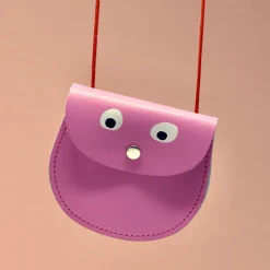 Googly Eye Pocket Purse in Hot Pink by Ark Colour Designs