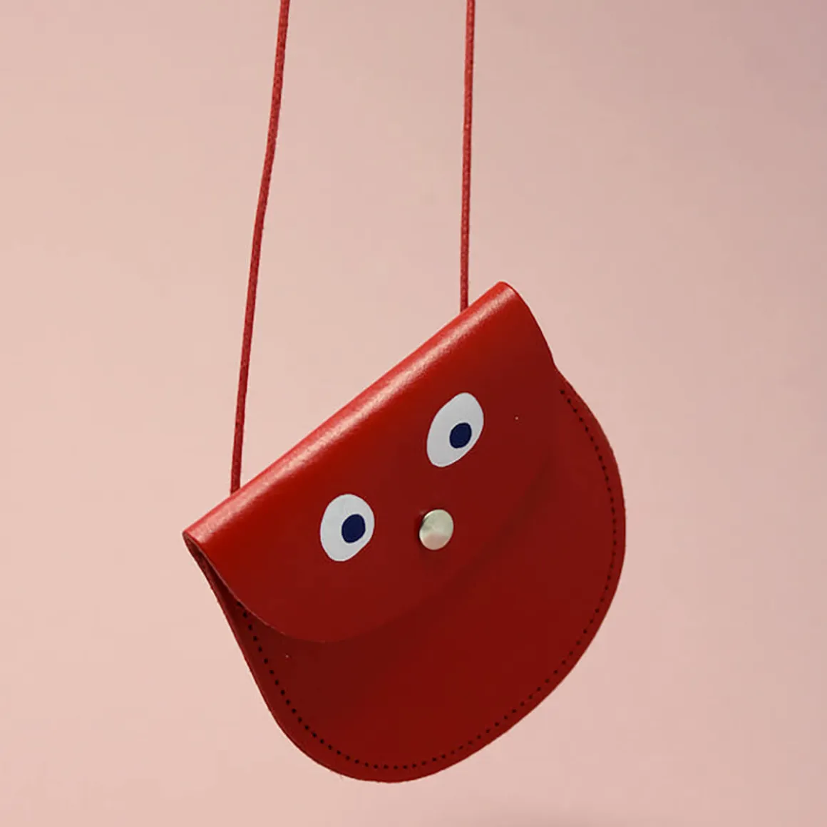 Googly Eye Pocket Purse in Red by Ark Colour Designs