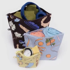 Go Pouch Set in Get Ready With Me by Baggu