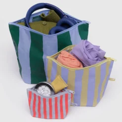 Go Pouch Set in Painted Stripe by Baggu