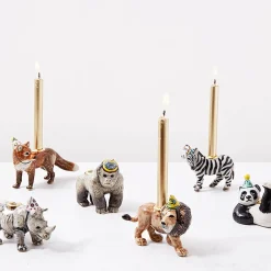 Gorilla Party Animal Ceramic Cake Topper by Camp Hollow