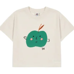 Green Apple T-Shirt in Beige by Jelly Mallow