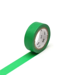Green 15mm 1P Basic Washi Tape by MT Japan