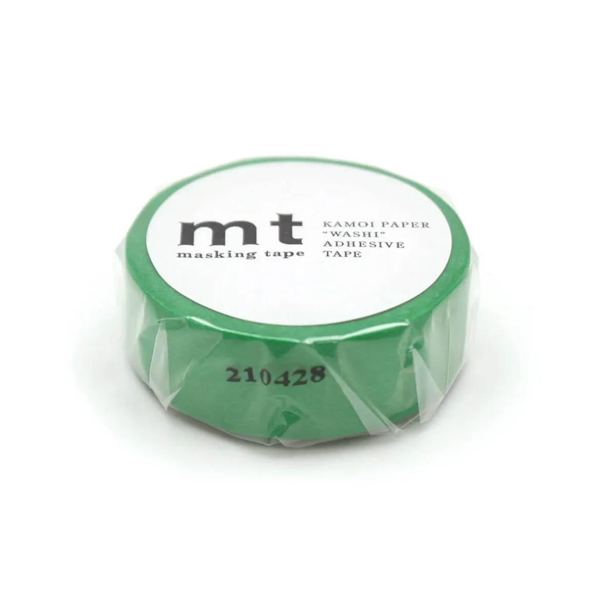 Green 15mm 1P Basic Washi Tape by MT Japan
