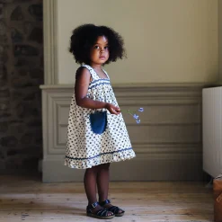 Greta Pinafore in Daisy Floral by Little Cotton Clothes