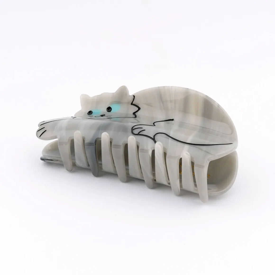 Grey Cat Hair Claw by Coucou Suzette