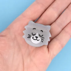 Grey Cat Mini Hair Claw by Coucou Suzette