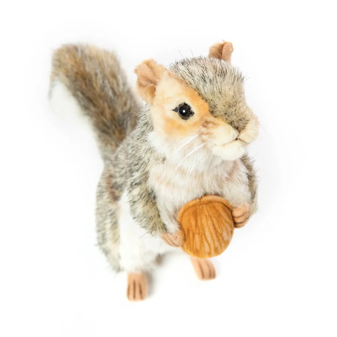 Grey Squirrel With Nut (32cm) by Hansa