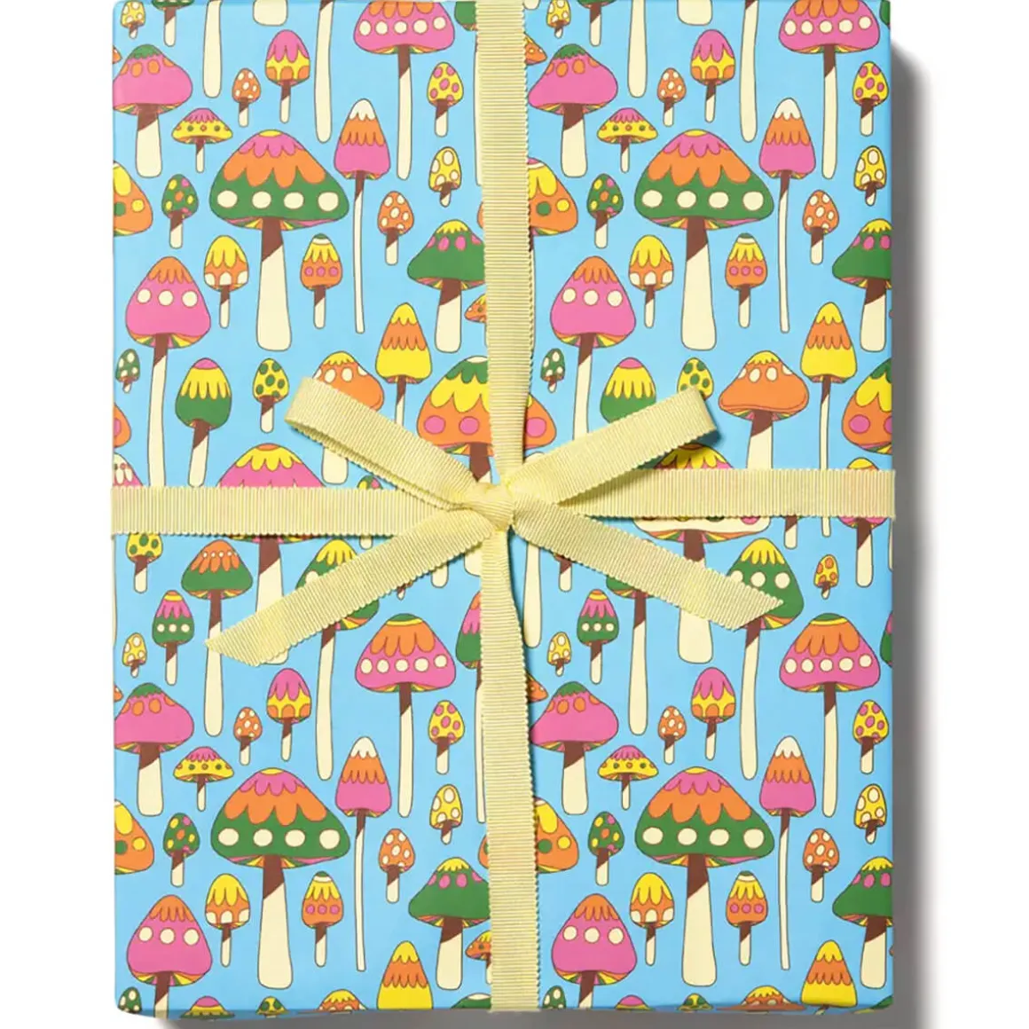 Groovy Mushrooms Gift Wrap by Red Cap Cards