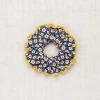 Hair Scrunchie in Moonlight Flower Dot by Misha & Puff