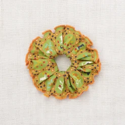 Hair Scrunchie in Sprig Trellis by Misha & Puff