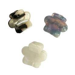 Half Flower Mini Hair Claw (2.5cm) in Various Colours by Hello Sakura