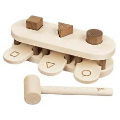 Hammer Bench in Natural Wood by Goki Nature