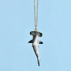Hammerhead Shark Ceramic Pendant by Camp Hollow