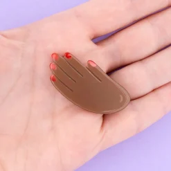 Hand Hair Claw in Brown by Coucou Suzette