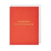 Happiest Of Birthdays Mini Greetings Card by Cherished for Lagom Design