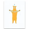 Happy Birthday Bear Greetings Card by Egg Press for 1973