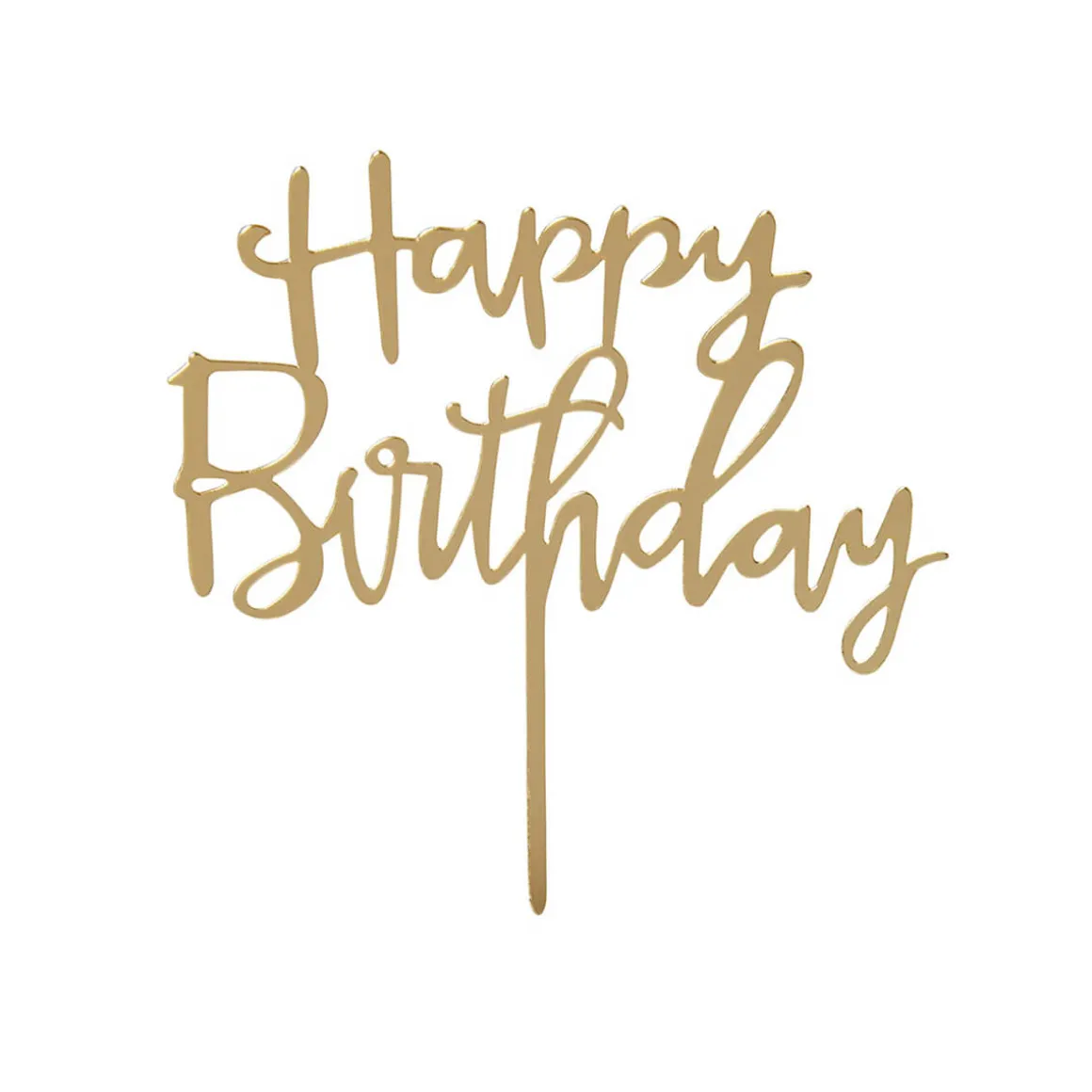Happy Birthday Cake Topper in Rose by Talking Tables