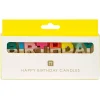 Happy Birthday Candles in Rainbow by Talking Tables