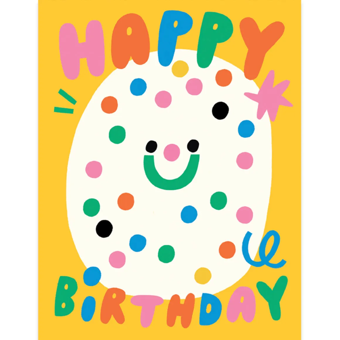 Happy Birthday Confetti Greetings Card by Susie Hammer for Wrap