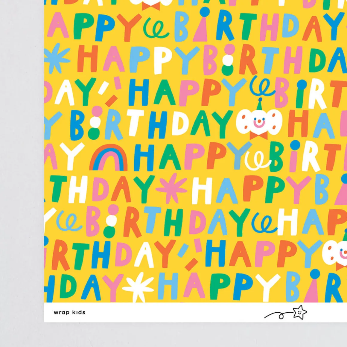 Happy Birthday Gift Wrap by Susie Hammer for Wrap