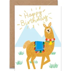 Happy Birthday Llama by Charlotte Trounce for Wrap