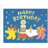 Happy Birthday Parade Greetings Card by Zoey Kim for Wrap