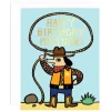 Happy Birthday Partner Greetings Card by Alice Bowsher for Wrap