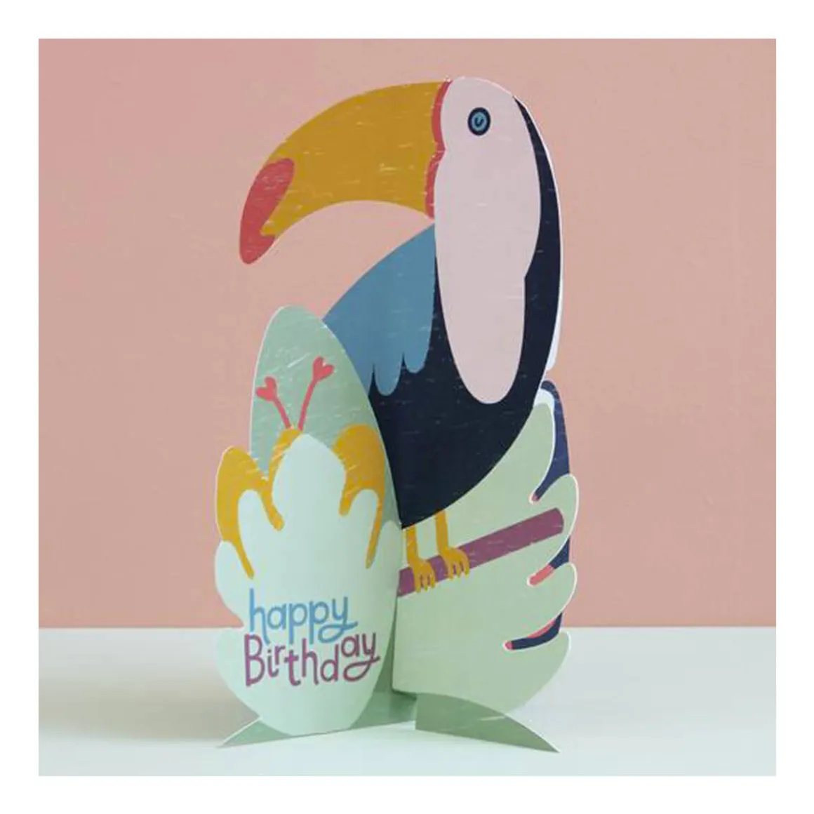 Happy Birthday Toucan Greetings Card by Raspberry Blossom