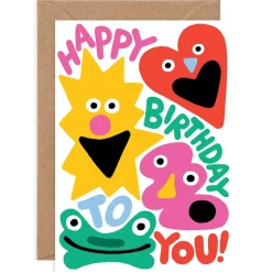 Happy Birthday To You Greetings Card by Cari Vander Yacht for Wrap