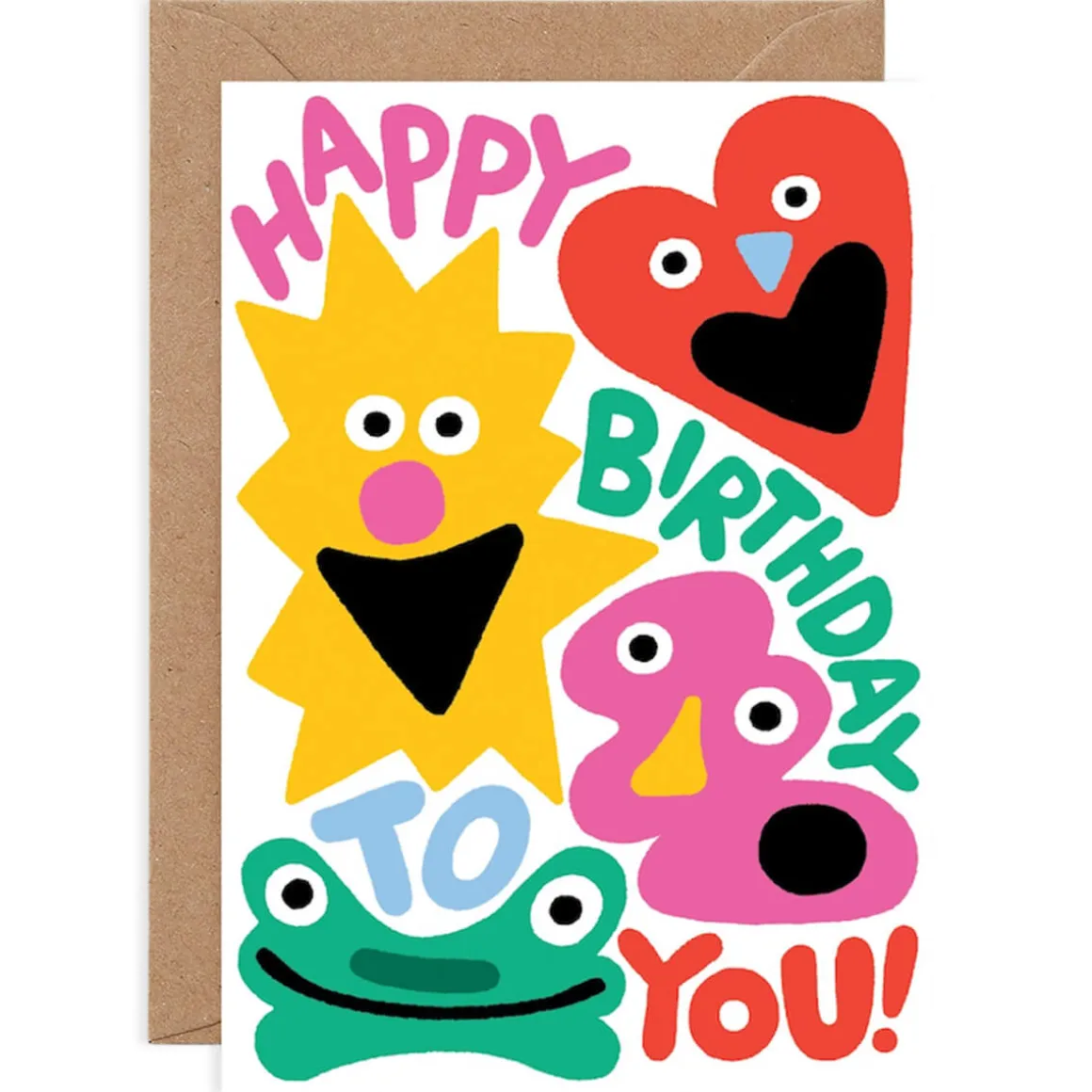 Happy Birthday To You Greetings Card by Cari Vander Yacht for Wrap