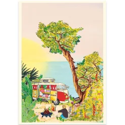 Happy Camper Greetings Card by Wildflower Cards