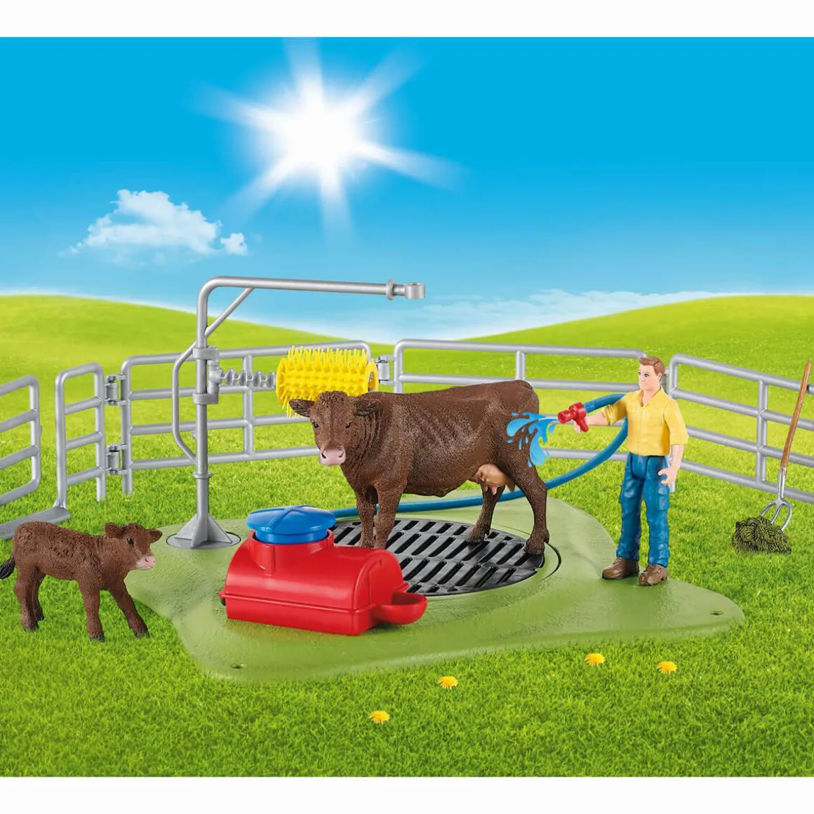 Happy Cow Wash Set by Schleich