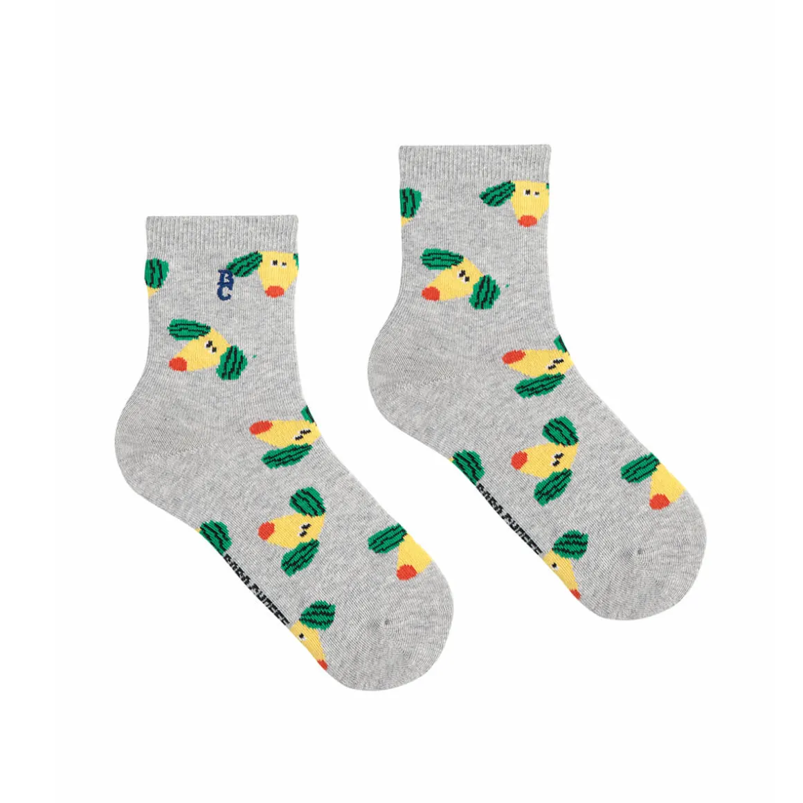 Happy Dog All Over Short Socks by Bobo Choses