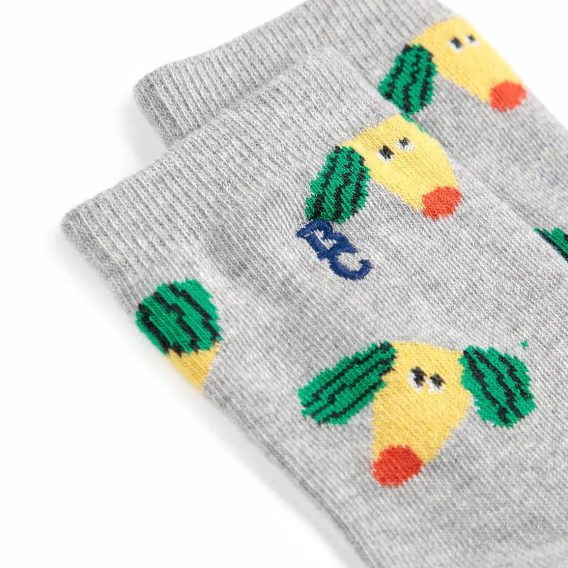 Happy Dog All Over Short Socks by Bobo Choses